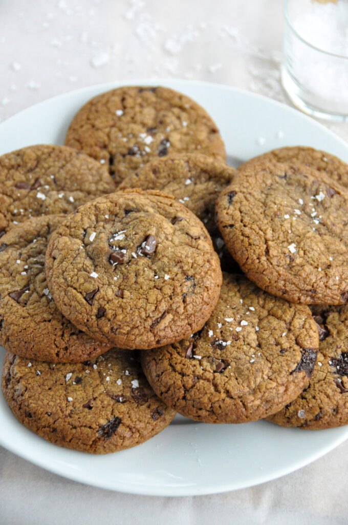 Nutella Brown Butter Chocolate Chip Cookies