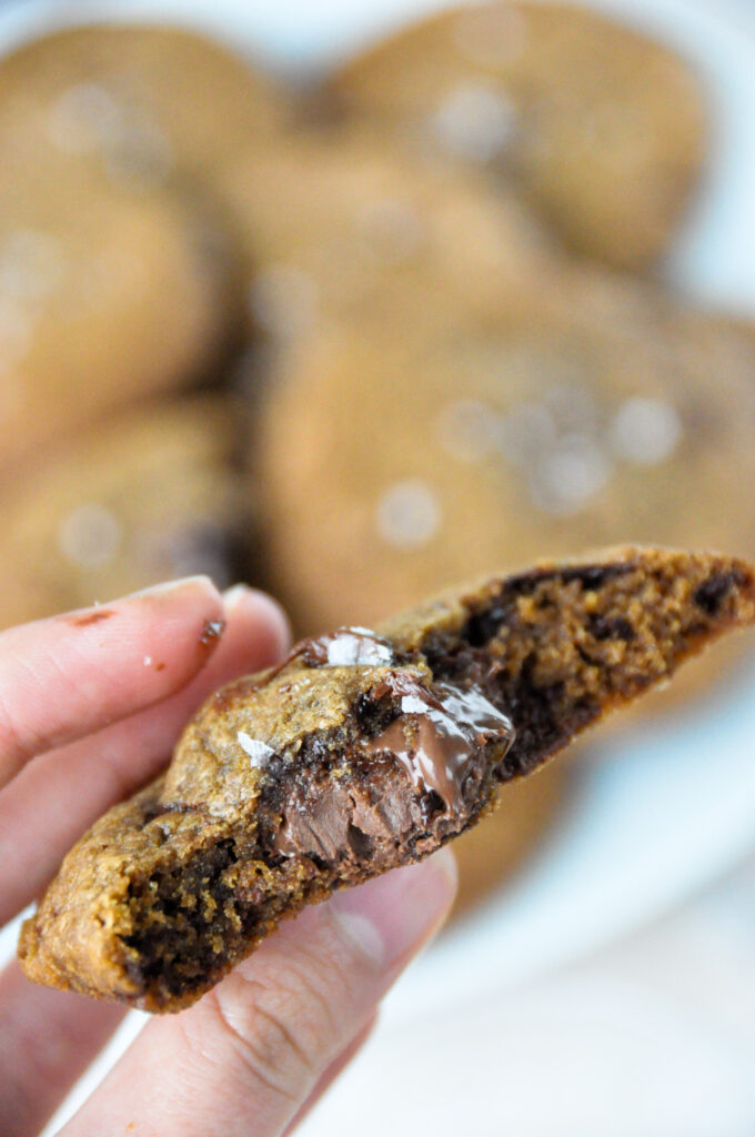 Nutella Brown Butter Chocolate Chip Cookies