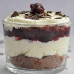 Mini Black Forest Cakes, one single cake