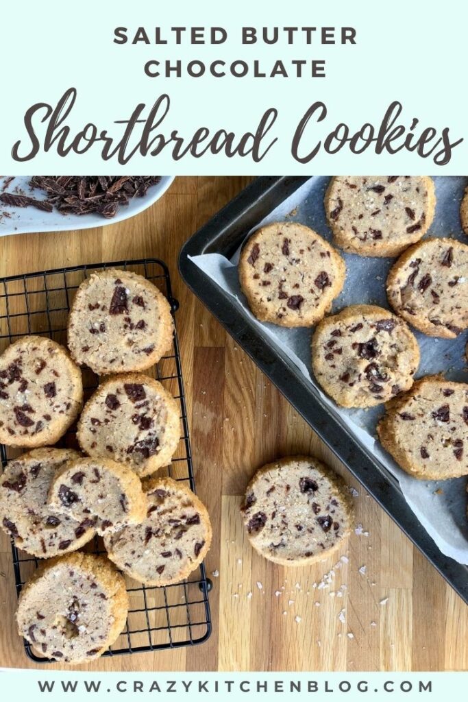 Salted Butter Chocolate Shortbread Cookies
