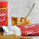 Biscoff spread and biscuits for Biscoff Cheesecake Squares