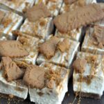 Biscoff Cheesecake Squares, with Biscuit