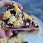 Cherry Crumble Bar - a single piece