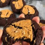 Chocolate Cookies mit karamellisierter weisser Schokolade