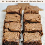 Brownies mit brauner Butter, 2 Reihen