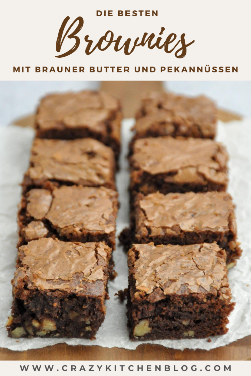 Brownies mit brauner Butter, 2 Reihen