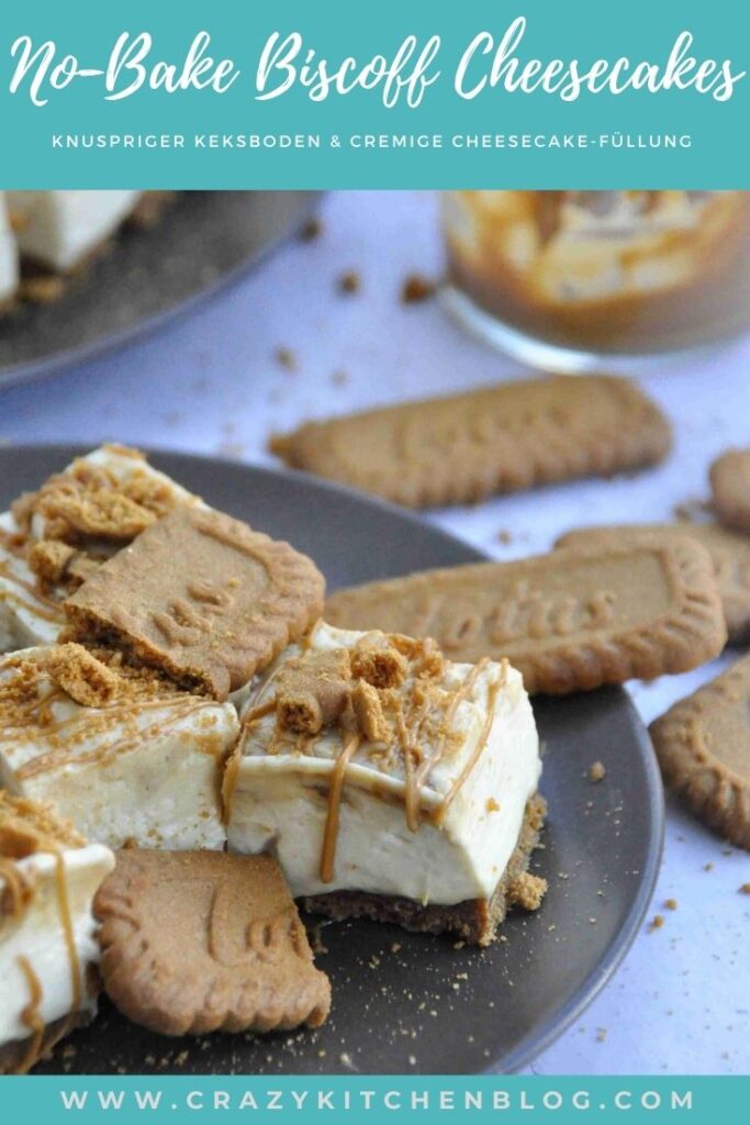 No-Bake Biscoff Cheesecake Bars