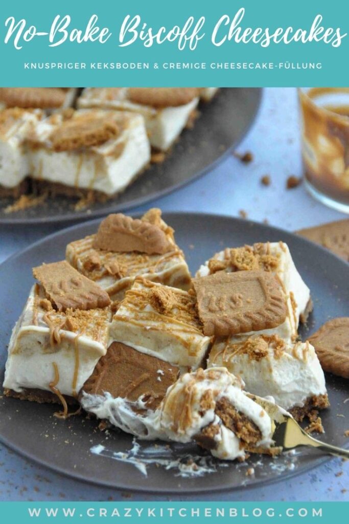 No-Bake Biscoff Cheesecake Bars