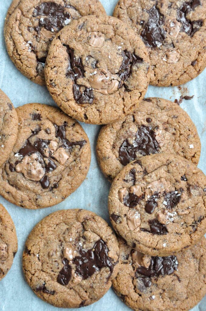 Crunchy Chunky Chocolate Cookies