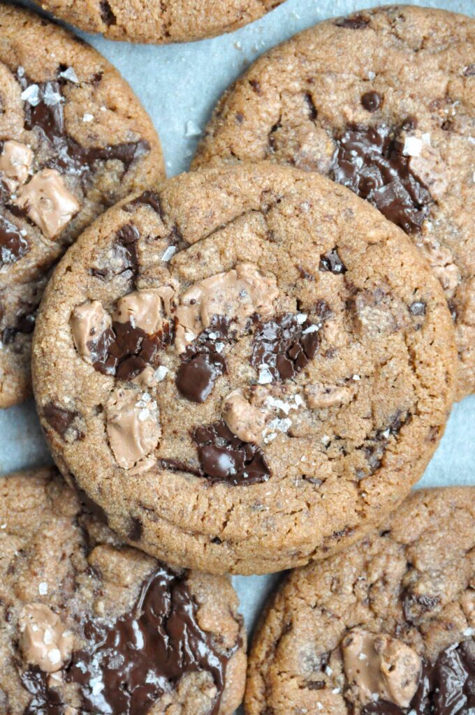 Ovo Crunchy Chunky Cookies Fokus closeup