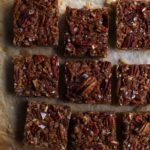 Maple Pecan Bars, from the top