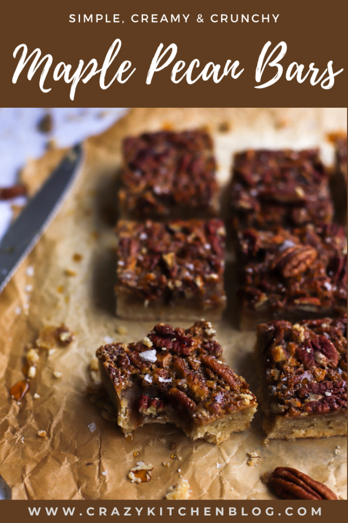 Maple Pecan Bars Pinterest