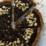 Slice of Chocolate Hazelnut Tart