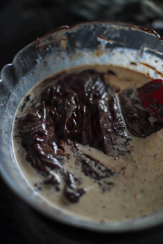 Ganache for Chocolate Hazelnut Tart