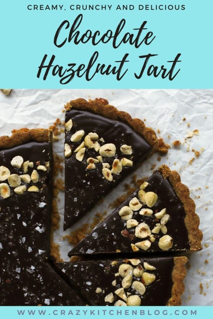 Chocolate Hazelnut Tart Pinterest 1