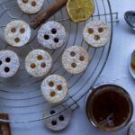 Linzer Cookies top