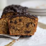 Close up shot of a slice of Tiroler Cake