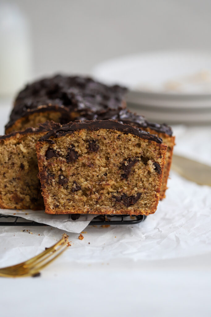 Slice of chocolate hazelnut Tiroler Cake