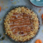 Apricot Frangipane Tart view from the top